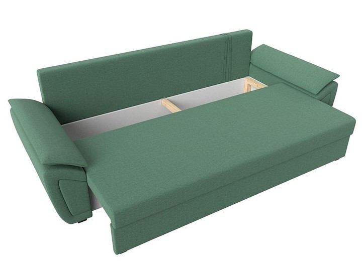 Прямой диван Нэстор Лайт, Амур зеленый (рогожка) в Пензе - изображение 1