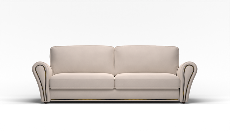 Прямой диван Виктория 2 подушки в Пензе - изображение 1