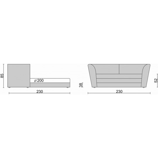 Круглый диван-кровать Смайл в Пензе - изображение 6