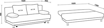 Прямой диван Нео 3 Н в Пензе - предосмотр 6
