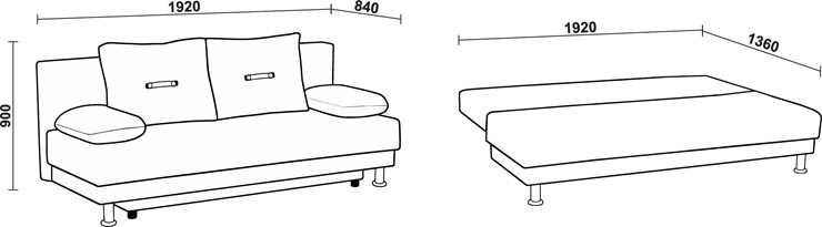 Прямой диван Нео 3 Н в Пензе - изображение 6