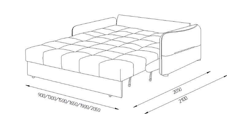 Прямой диван Токио 2 130 (НПБ) в Пензе - изображение 8
