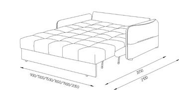 Прямой диван Токио 2 130 (ППУ) в Пензе - предосмотр 8