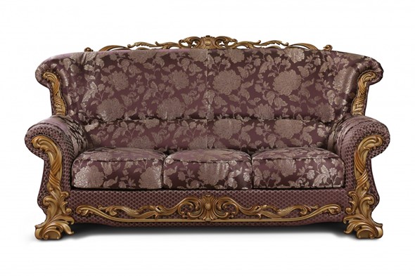 Прямой диван Барокко 2, ДБ3 в Пензе - изображение