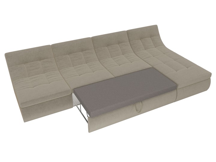 Модульный раскладной диван Холидей, Бежевый (микровельвет) в Пензе - изображение 6