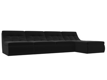 Модульный раскладной диван Холидей, Черный (микровельвет) в Пензе