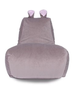 Кресло-игрушка Бегемот кофе/розовый в Пензе