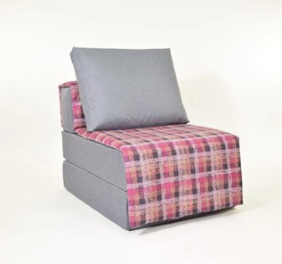 Бескаркасное кресло-кровать Харви, серый - квадро в Пензе