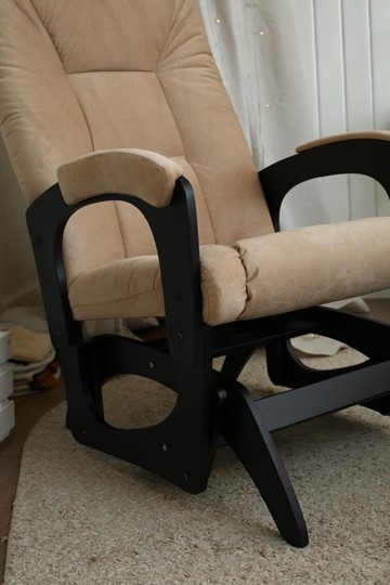 Кресло-качалка Леон маятниковая, ткань AMIGo песок 29-Т-П в Пензе - изображение 8