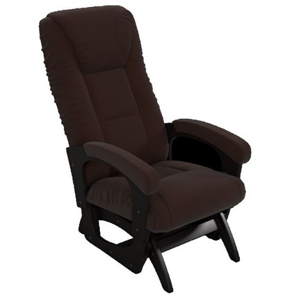 Кресло-качалка Леон маятниковая, ткань AMIGo шоколад 29-Т-Ш в Пензе - изображение