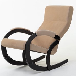 Кресло-качалка в гостиную Корсика, ткань Amigo Beige 34-Т-AB в Пензе - предосмотр