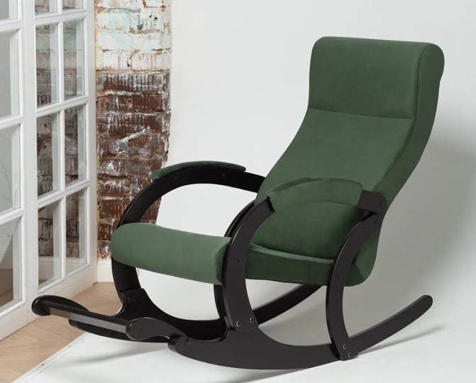 Кресло-качалка в гостиную Марсель, ткань Amigo Green 33-Т-AG в Пензе - изображение 3