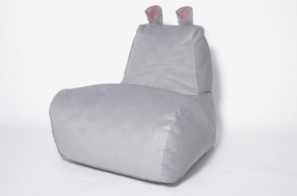 Кресло-мешок Бегемот серый в Пензе - изображение