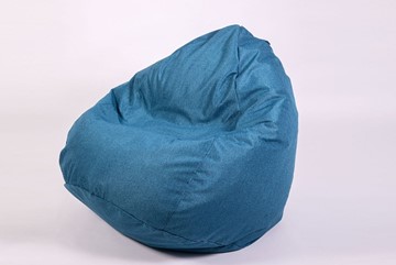 Кресло-мешок Юниор, рогожка синий в Пензе