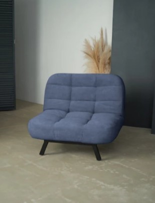 Кресло-кровать Абри опора металл (синий) в Пензе - изображение 8