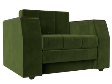 Раскладное кресло Атлантида, Зеленый (Микровельвет) в Пензе - предосмотр