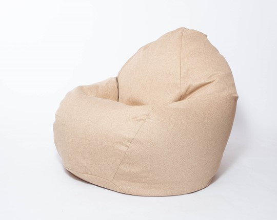 Кресло-мешок Макси, рогожка, 150х100, песочное в Пензе - изображение