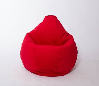 Кресло-мешок Груша большое, велюр однотон, красное в Пензе - предосмотр 2