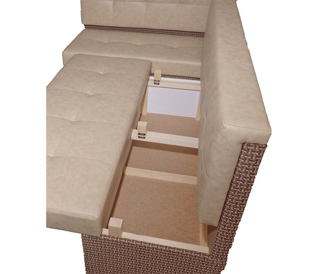 Кухонный угловой диван Нео КМ 3 с механизмом 2000*1110 в Пензе - изображение 6