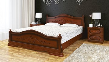 Спальная кровать Карина-1 (Орех) 90х200 в Пензе