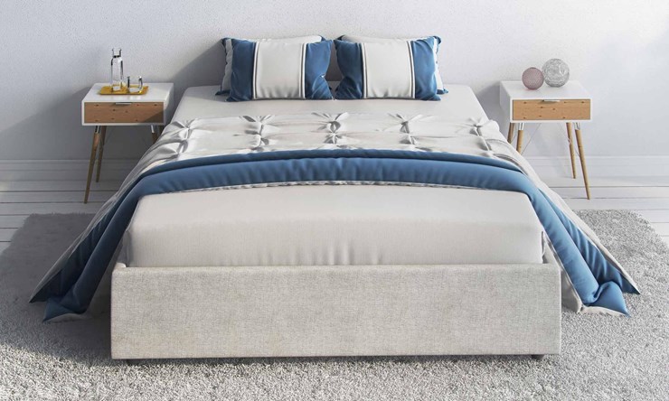 Двуспальная кровать Scandinavia 200х200 с основанием в Пензе - изображение 1