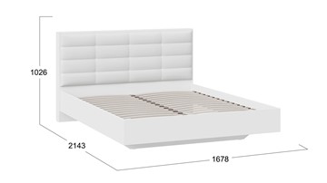 Кровать 2-спальная Агата тип 1 (Белый) в Пензе - предосмотр 2