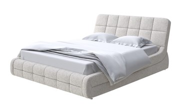 Двуспальная кровать Corso-6 140x200, Рогожка (Levis 12 Лён) в Пензе