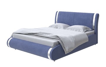 Двуспальная кровать Corso-8 200x200, Велюр (Casa Сапфировый) в Пензе