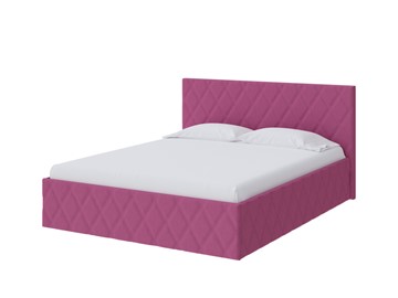 Кровать Fresco 140х200, Рогожка (Savana Berry (фиолетовый)) в Пензе