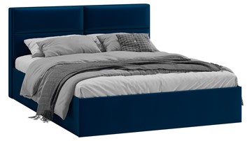 Кровать Глосс Тип 1 (Велюр Confetti Blue) в Пензе