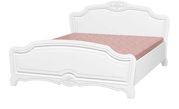 Спальная кровать Лотос (Лак-Белый Жемчуг) 160х200 в Пензе