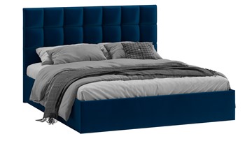 2-спальная кровать с подъемным механизмом Эмбер (Велюр Confetti Blue) в Пензе
