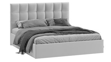 Кровать 2-спальная с подъемным механизмом Эмбер (Велюр Confetti Silver) в Пензе