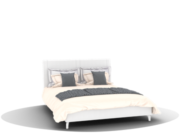 Двуспальная кровать Siena (КМ-01, 1600) под ПМ в Пензе