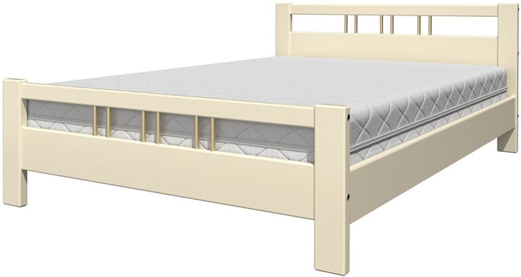Спальная кровать Вероника-3 (Слоновая кость) 160х200 в Пензе - изображение 4