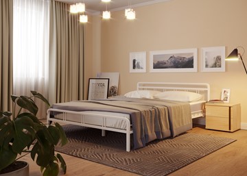 Спальная кровать Леон, 1200, белый в Пензе