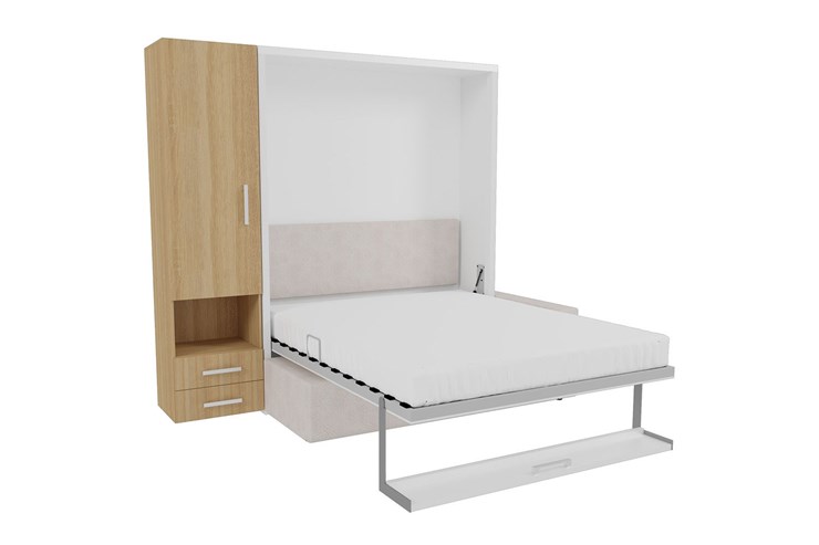 Кровать-трансформер Smart (ШЛ+К 1400), шкаф левый в Пензе - изображение 1