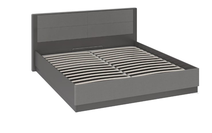 Кровать с подъемным механизмом Наоми 1600, цвет Фон серый, Джут СМ-208.01.02 в Пензе - изображение 1