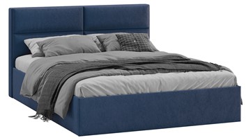 Кровать с механизмом 2-спальная Глосс Тип 1 (Микровелюр Wellmart Blue) в Пензе