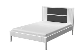Кровать полутороспальная Бетти из массива сосны (Белый Античный) 140х200 в Пензе