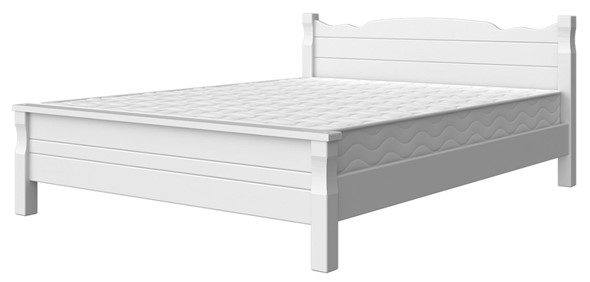 Спальная кровать Мюнхен-4 (Белый античный) 160х200 в Пензе - изображение