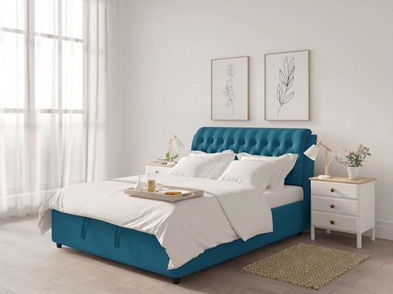 Кровать 1,5-спальная Siena-2 1400х2000 с подъёмным механизмом в Пензе - изображение