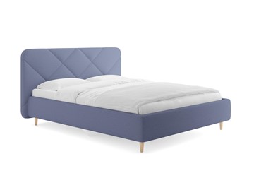 Полуторная кровать Taylor, Тедди синий 140х200 с основанием в Пензе