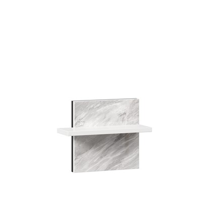 Полка навесная Норд 677.130 (Белый/Статуарио) в Пензе - изображение