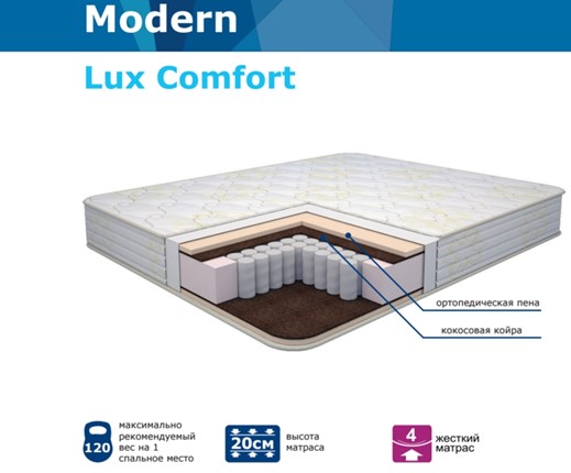 Матрас Modern Lux Comfort Нез. пр. TFK в Пензе - изображение