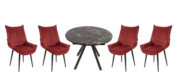 Набор мебели стол Олимп, 4 стула Осло в Пензе - изображение