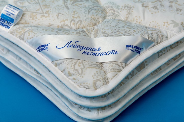 Одеяло всесезонное полутороспальное Лебединая нежность в Пензе - изображение 1