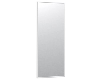 Настенное зеркало в спальню Сельетта-6 белый (1100х400х9) в Пензе