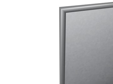 Зеркало навесное в гардероб Сельетта-6 матовое серебро (1100х400х9) в Пензе - предосмотр 2