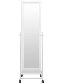 Напольное зеркало в спальню BeautyStyle 27 (135х42,5см) Белое в Пензе - предосмотр 1